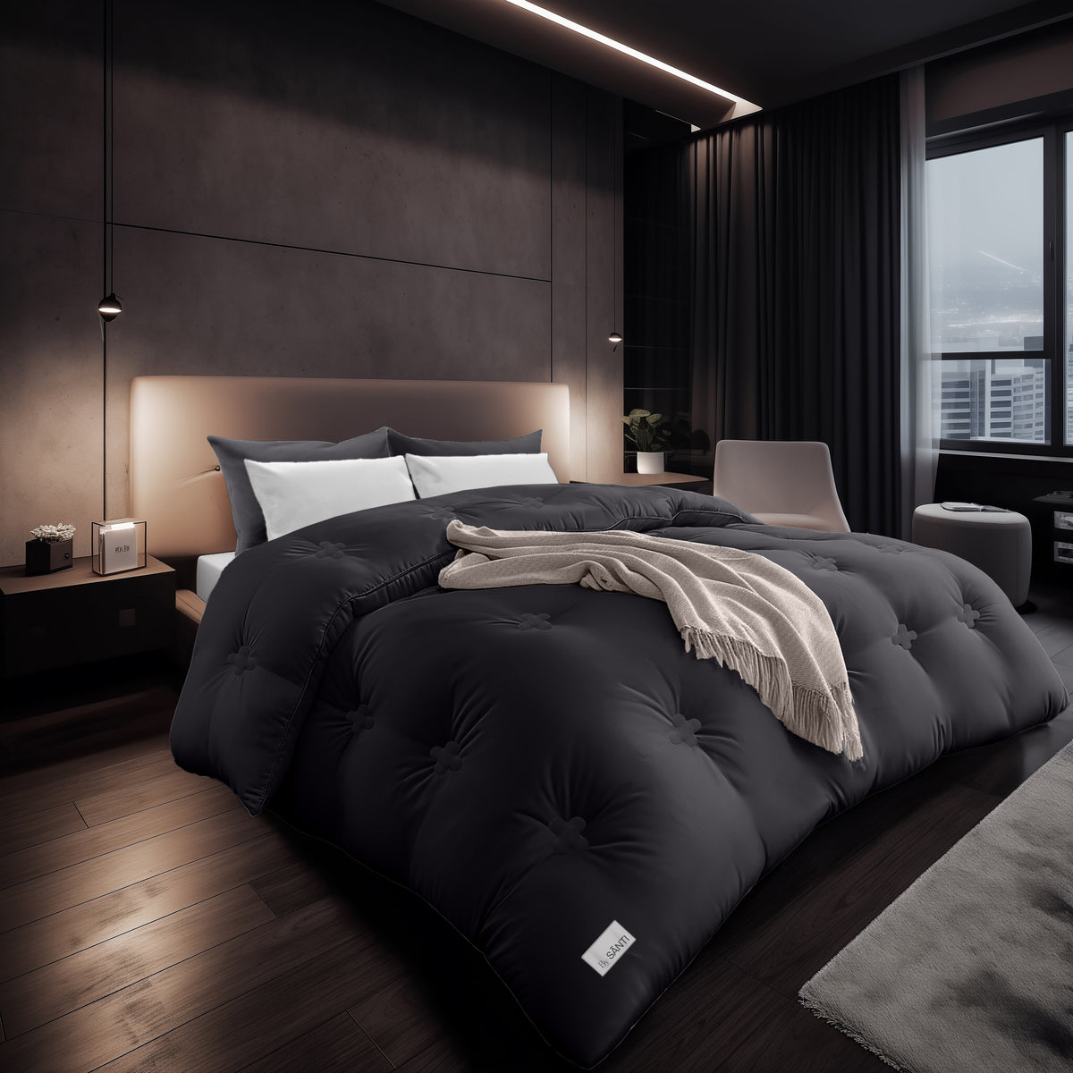 FLORÉ Oversized Eucalyptus Comforter Set
