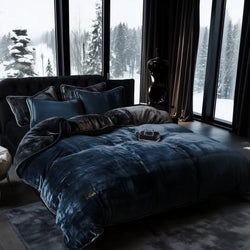 The Velós Lux Velvet Winter Bedding Set