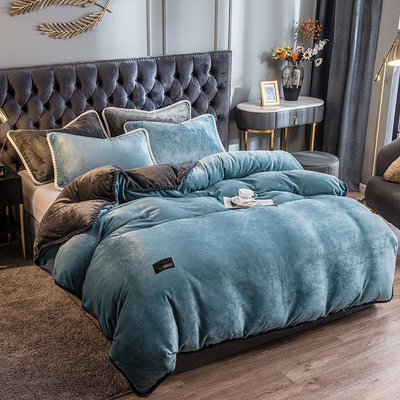 Ultra-soft fine velvet bedding close-up showing smooth plush texture and premium quality fabric detail