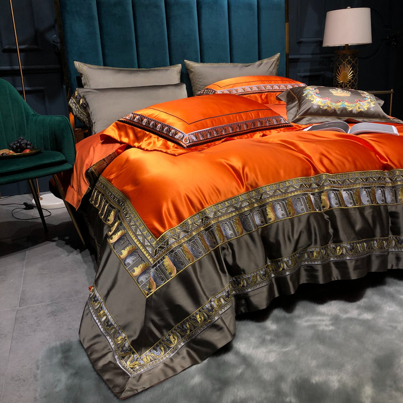 Lambda Lux Sateen Bedding Set